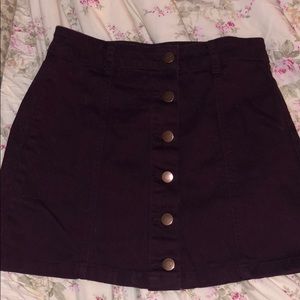 Forever 21 button up skirt